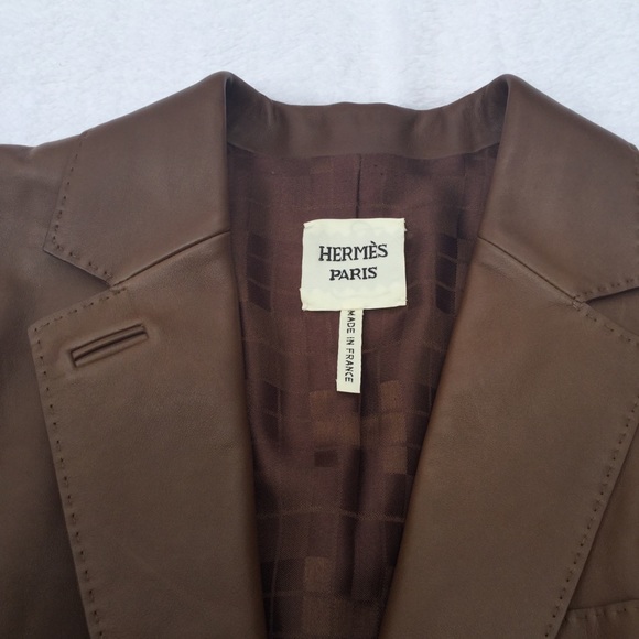 Hermes Paris Leather Jacket NWT - Picture 5 of 10